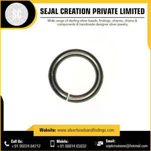 Sejal Creation แหวนจั๊มพ์ชุบเงินสเตอริงขนาด5มม. ปรับแต่งเครื่องประดับราคาได้ - Product Image 3