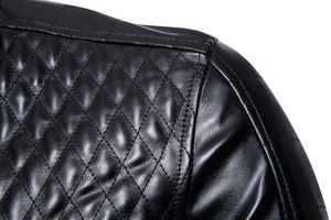 Blouson en cuir véritable pour hommes, magnifique Design, pour l'hiver - Product Image 3