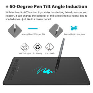 <span class=keywords><strong>HUION</strong></span> H1161 fonction tactile 8192 niveaux dessin numérique tablette graphique stylo - Product Image 5