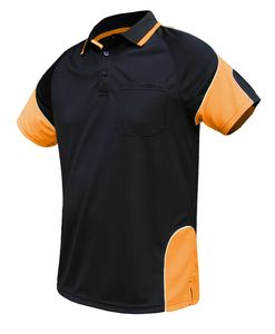 Polo de poliéster informal de secado rápido, camiseta de Color con Panel personalizado de alta calidad - Product Image 6