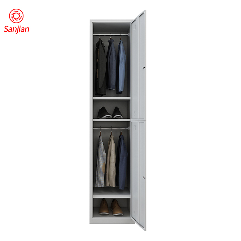 Индивидуальная печать логотипа стальной шкаф металл almirah одиночный вертикальный 2 двери стальной шкафчик