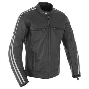 Aprobado por La CE 100% chaqueta de moto de cuero de vaca genuino tamaño XL equipo de carreras protección principal con panel estirable - Product Image 5
