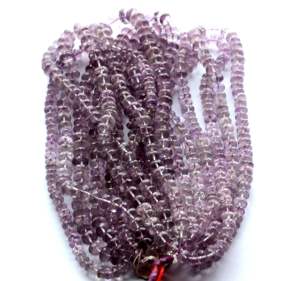 ลูกปัดพลอยอะเมทิสต์สีชมพูแบบหลวมอัญมณีธรรมชาติสำหรับทำเครื่องประดับ - Product Image 1