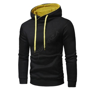 Top Selling Outdoor Comfortable Breathable Plain Hooded Pullover Satin <b>Lined</b> <b>Hoodie</b> With Drawstring Hood For <b>Men</b> - Product Image 2
