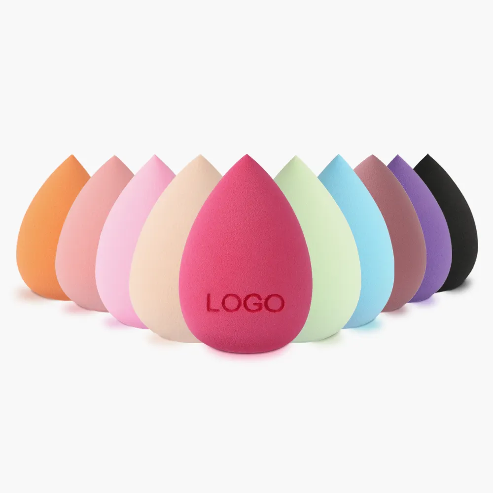 Soffio di trucco cosmetico Non in lattice morbido Waterdrop Beauty Egg Latex Free Waterdrop Sponge per trucco