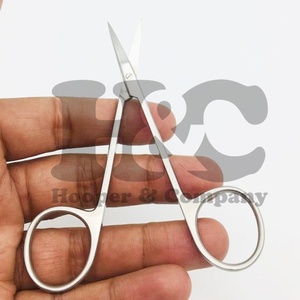 Nouveautés Ciseaux à ongles de beauté chirurgicaux en acier inoxydable avec logo personnalisé Utilisation de cuticules durables Emballage durable de bonne qualité - Product Image 2