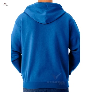 Sudadera con capucha de felpa personalizada de alta calidad para hombres, diseño de punto bordado, método de tejido sostenible antiencogimiento y antiarrugas - Product Image 6
