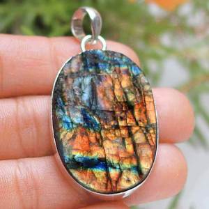 Conector de ágata drusa para mujer, juegos de joyas de plata de ley 925, cristal de Luna druzy, colgante de piedra drusa de roca irregular natural - Product Image 6