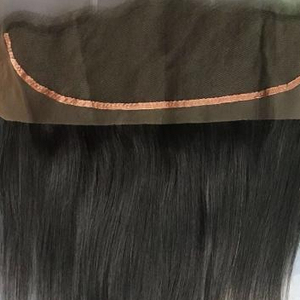Extensiones de cabello humano virgen 100% sin procesar 100%, mechones ondulados naturales y cierres frontales con encaje fino crudo e inalterado - Product Image 2
