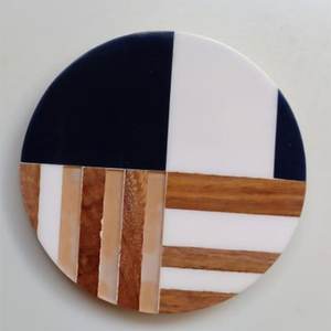 MDF coaster Waterproof/square Shape Tea <b>Coffee</b> Modern Cup Mats& <b>Pads</b> Mug coaster for Drinks Free Sample - Product Image 6