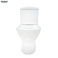 WC deux pièces élégant Aqua Coral, nouveau design, dimensions 760x360x755 mm, sanitaires en céramique pour maison et hôtel