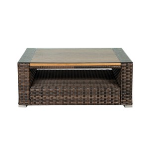 Juego de sofás de ratán para exteriores modernos de 4 plazas con diseño elegante de Vietnam, tejido mixto de roble/PE para sala de estar, comedor, patio, juegos de Hotel - Product Image 6