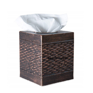 Última llegada de lujo caja de pañuelos cubierta diseñador tradicional hecho a mano de lujo servilletero clásico elegante caja de pañuelos cubierta - Product Image 5