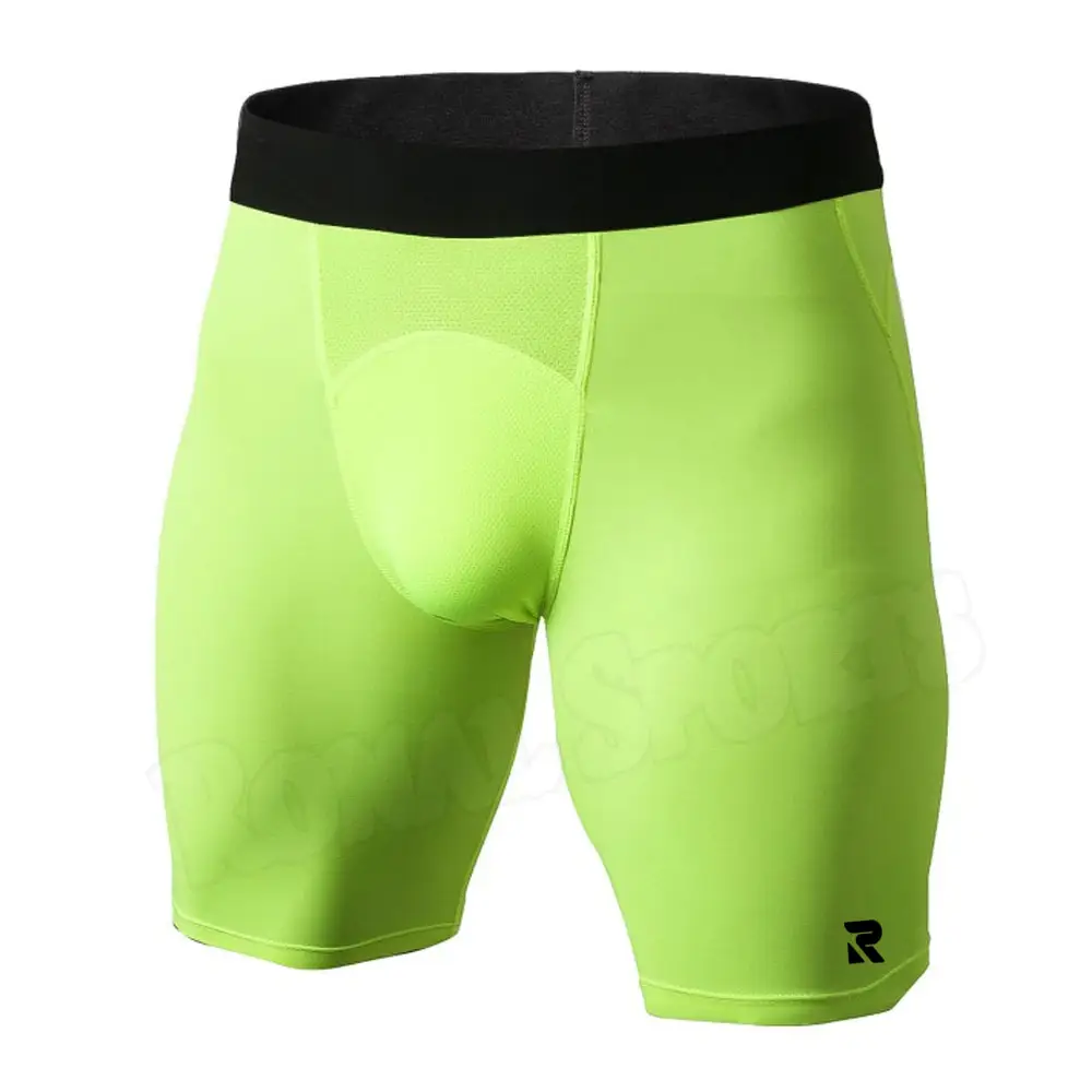 Benutzer definiertes Logo Low Moq enge Männer laufen Turnhose Shorts Kompression shorts