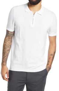 Cotton Pique Design Your Own Custom Mens zip Polo Shirt Brand Quality Factory Short Sleeve High Quality 100 Men Casual Summer - Product Image 2