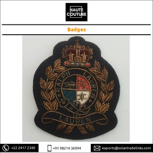 Llamativo diseño personalizado OEM marca bordado a mano hecho a mano coser lingotes Kora cobre antiguo insignias emblemas - Product Image 2