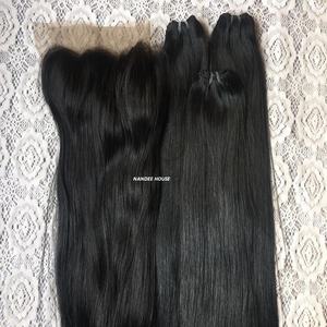 Extensiones de cabello humano de onda Afro recto sedoso indio de 100g, Colección DIY sin procesar, cutícula alineada, onda profunda suelta - Product Image 6