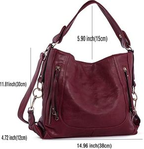 Bolso de hombro de piel auténtica para mujer, de marca, de mano - Product Image 2