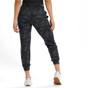 กางเกงวิ่งแบบมีซิปสำหรับผู้หญิงกางเกงออกกำลังกายแบบลำลองสำหรับผู้หญิงอุปกรณ์ออกกำลังกายแบบผูกเชือกตกแต่งฤดูหนาว - Product Image 3