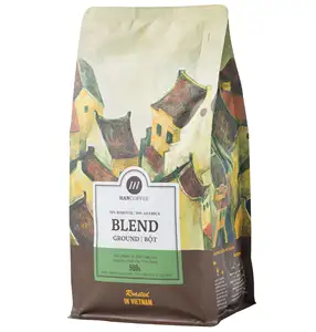 Made in Vietnam High Quality Easy-to-use Mixed Arabica Robusta Roasted coffee Perfect Ground Coffee Best Quality Ground Coffee