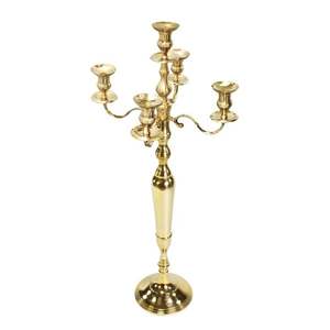 Golden Metal Antique Fancy Unique Designing Decoration <b>Large</b> Stylish Decoration Modern <b>Candle</b> Holder From Indian Supplier - Product Image 6