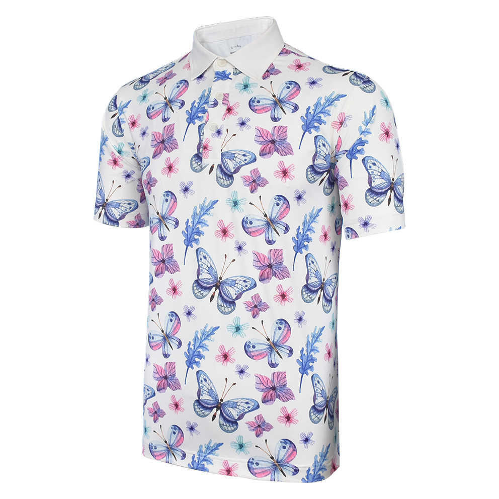 Premium Performance: Custom Polyester Handee Spandex Sublimation Dry Fit Men's Golf Polo Shirt 2021