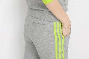 Kadın <span class=keywords><strong>2</strong></span> parça Set kazak yüksek kalite standı yaka iki parçalı Set Casual kadınlar İnce eşofman takımı YZ8006 - Product Image 6