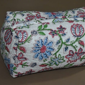 Bolsas de Yoga de Algodón con Diseño de Mandala Bohemio Unisex de Jaipur, con Asa de Transporte, Marco Externo, Impresión a Mano, Cojín de Aire de 20 Litros - Product Image 1