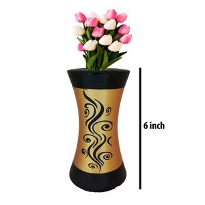 Florero Marrón y Negro para Decoración del Hogar - Product Image 2