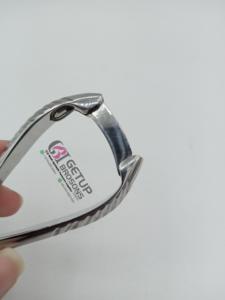 Vente en gros de coupe-cuticules en argent, acier inoxydable, outil professionnel de manucure et de pédicure, logo personnalisé, instrument de beauté - Product Image 5