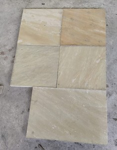 Azulejos de borracha natural de hortelã, amarelo indiano, pedra de lixa, telhas para passeio ao ar livre, pátio, pacotes, paisagem, jardim, caminho, piso