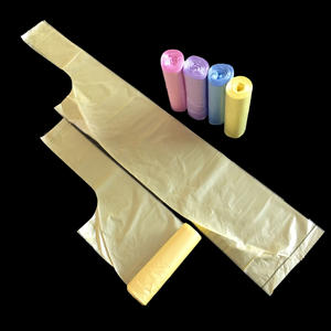 Bolsas de Plástico Biodegradables de HDPE con Refuerzo Lateral para Camisetas, Sellado Térmico, Impresión por Grabado, Suministro de 700 Toneladas por Mes - Product Image 2