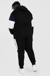 Chándales de poliéster ajustados con capucha de diseño personalizado para hombre, ropa deportiva informal de verano para correr al aire libre - Product Image 2