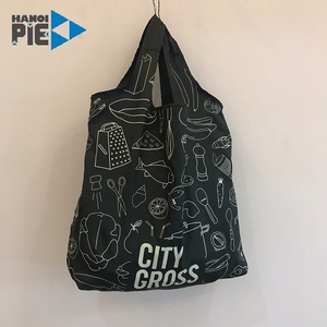 Sacs à provisions réutilisables en polyester Ripstop de haute qualité Logo personnalisé Respectueux de l'environnement Bon pour l'environnement Fabriqué au Vietnam - Product Image 2