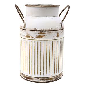 Florero galvanizado martillado de hierro, maceta de lujo de diseño hecho a mano, estilo clásico indio, venta al por mayor - Product Image 4