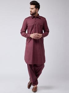 ชุด Kurtha Kurta สำหรับผู้ชาย,ชุดแฟชั่นบอลลีวูดเสื้อแขนยาวสำหรับนักออกแบบสไตล์พิเศษ - Product Image 2