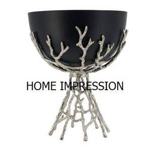 Nouveau Bol à Salade Élégant en Laiton Doré Brillant, en Aluminium Poli, Jetable, Écologique, Personnalisable, Fait Main en Inde - Product Image 3