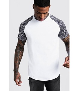 Vente en gros de vêtements pour hommes de haute qualité T-shirt en coton pas cher Tissu tricoté imprimé personnalisé - Product Image 3