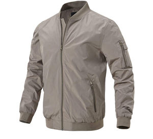 Veste de baseball de style Letterman pour hommes en laine rose d'hiver unie avec logo de couleurs personnalisées tissu de toile - Product Image 1