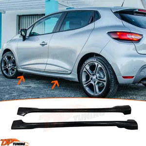 Bas de Caisse Style RS pour Renault Clio 4 2012 - 2019 Lame d'Extension Noir Mat Brut ou Surface Peinte Plastique de Haute Qualité - Product Image 1