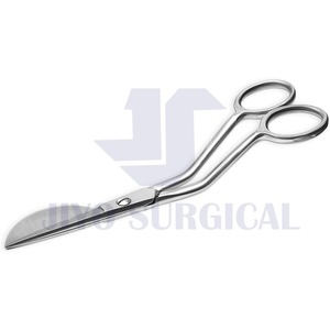 Tijeras de pico de pato con apliques de acero inoxidable de calidad A + y tijeras de bordado curvas dobladas + cortador de hilo negro - Product Image 6