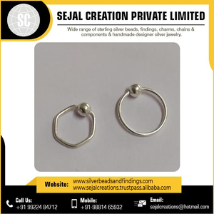 Nuevos pendientes de plata de ley 925 de moda para la fabricación de joyas hallazgos finos de la India a precio mayorista - Product Image 3