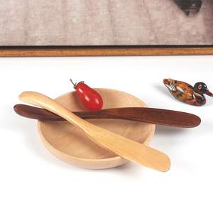 Cuchillo de madera para servir cucharón, utensilio de cocina, personalizado, color madera oscura, precio bajo, venta al por mayor - Product Image 4