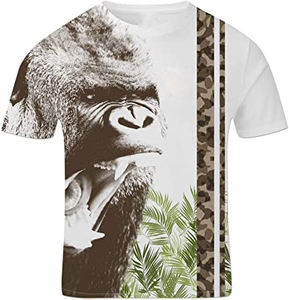 เสื้อยืดผู้ชายกราฟิคพิมพ์ลายซับลิเมชัน,ผ้าฝ้ายโพลีเอสเตอร์ - Product Image 5