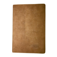 Cuaderno de Cuero Genuino Hecho a Mano, Tamaño A5, Mini Diario Vintage, Encuadernación Cosida, Hojas Sueltas, Colección de Cuadernos de Regalo