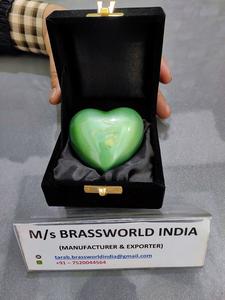 Purple Paw Hearts Aluminum Pet Cremation Urn Metal Heart Keepsake <b>Funeral</b> <b>Supplies</b> Brassworld India - Product Image 6