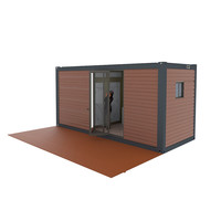 Maisons préfabriquées bon marché de 20 pieds en Chine, structure métallique mobile portable, petites maisons modulaires de jardin en Thaïlande, maisons préfabriquées au Kenya