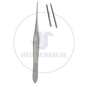 Vente chaude 1x2 Dents 15cm 6 ''Pince Gillies Manuel En Acier Inoxydable Tissu Chirurgical Tenant Instrument avec Embouts Dents - Product Image 5