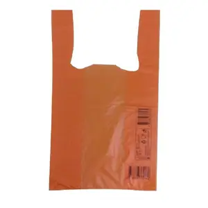 T-shirt in plastica HDPE Bag colorato economico di alta qualità esportato in sud America