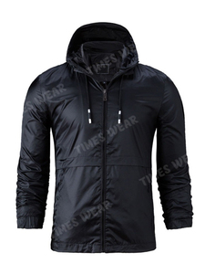 Chaqueta con cordones para hombre, chaqueta informal y profesional, elegante, con capucha, lisa, última moda, Primavera - Product Image 3